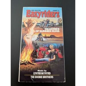 Easyriders Video Magazine VHS No 10 Memories of Summer Runs Lynyrd Skynyrd Biker